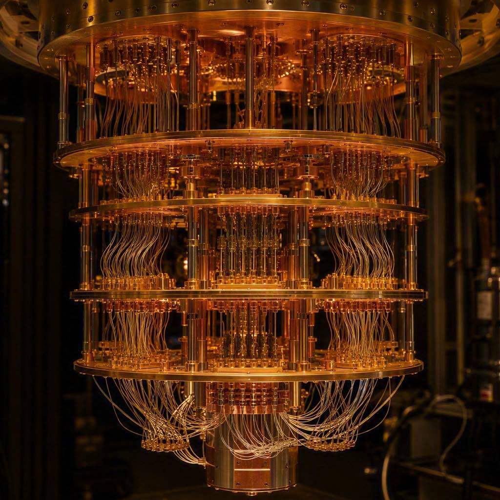 Dilution refrigerator — millikelvin measurement stage